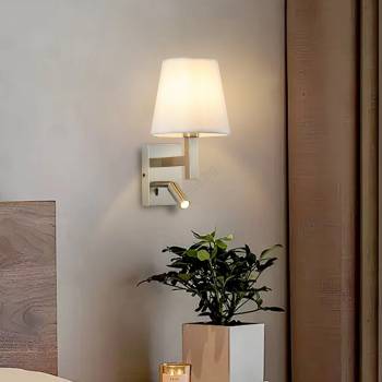 Brilagi - LED Аплик DEYA 1xE14/40W/230V + LED/3W бял/матов хром (BG1948)