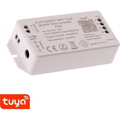 T-LED SMART WIFI Tuya ovladač WX3 RGB