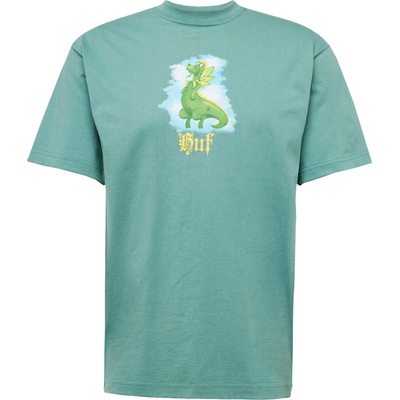 HUF Тениска 'Fairy Tale' зелено, размер S