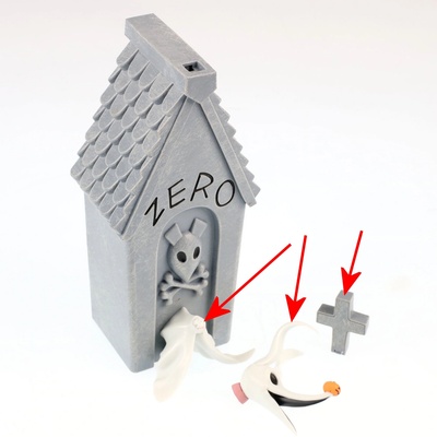 NNM кутия за съкровища NIGHTMARE BEFORE XMAS - Zero - С ДЕФЕКТ - MY853