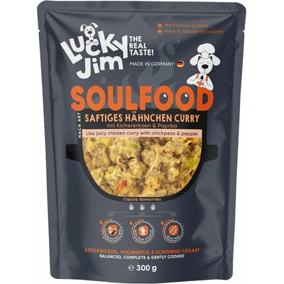 Lucky Jim Soulfood Hähnchen Curry Kuřecí kari s cizrnou a paprikou 300 g