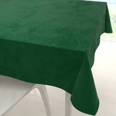 Biante Velký sametový čtvercový ubrus Velvet Premium SVP-032 Zelený 240x240 cm