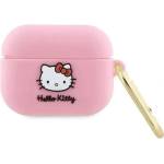 Hello Kitty Кейс Hello Kitty Silicone 3D Kitty Head за AirPods Pro, розов (Hel000066-0)