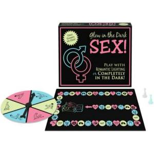  Настолна секс игра, двойно предизвикателство - Glow In the Dark Sex (D-211847)