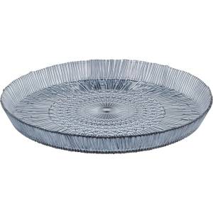 Bitz Синя стъклена чиния за сервиране ø 30 cm Kusintha - Bitz (30679)