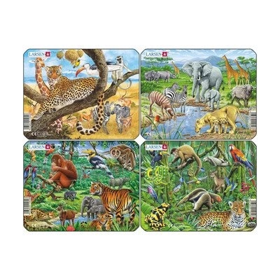 Larsen - Пъзел: Серия - "Животни" - 11 части, малък