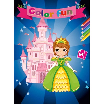 Boek Specials Nederland bv КНИЖКА ЗА ОЦВЕТЯВАНЕ ПРИНЦЕСИ color fun 64 СТР. 8 ВИДА