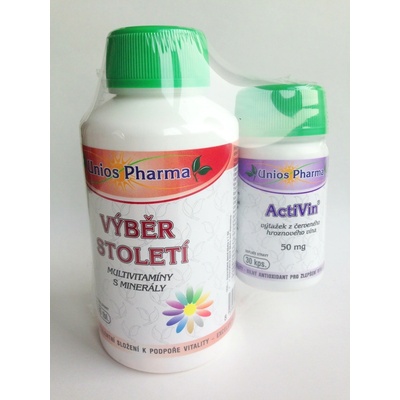 Unios Pharma Výběr století multivit.+ miner. 180 tablet – Hledejceny.cz