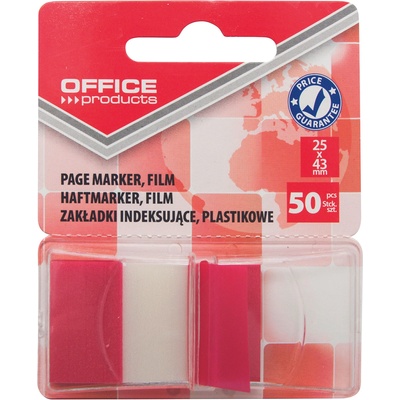 Office Products Сигнални лентички Office Products, 25x43, червен (31238-А-ЧЕРВЕН)