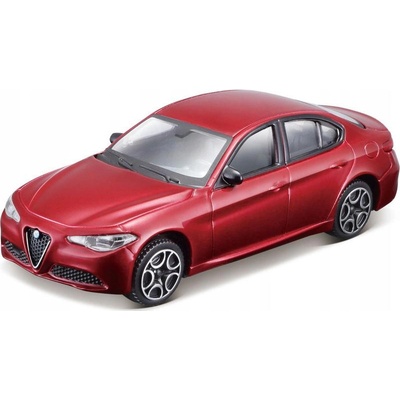 Bburago Alfa Romeo Stelvio metalíza červená 1:43