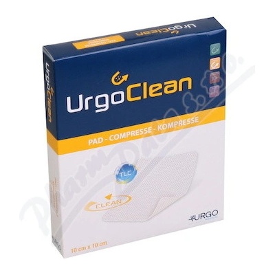 Urgo Clean Ag lipidokoloid.krytí 10x10cm 10ks