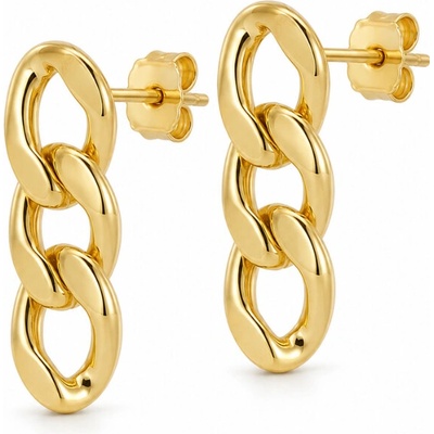 Olivie Náušnice ŘETĚZ GOLD 10224