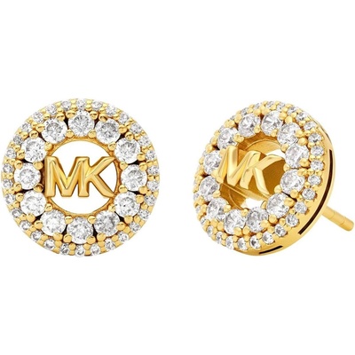 Michael Kors Pozlátené náušnice s kubickými zirkónmi MKC1827710