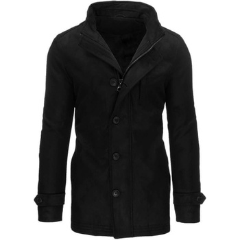 Dstreet pánsky jednoradový zimný kabát DON cx0435 čierna