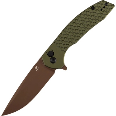 Kansept Accipiter Rose Gold 14C28N Green Anodized Aluminum T1007F5