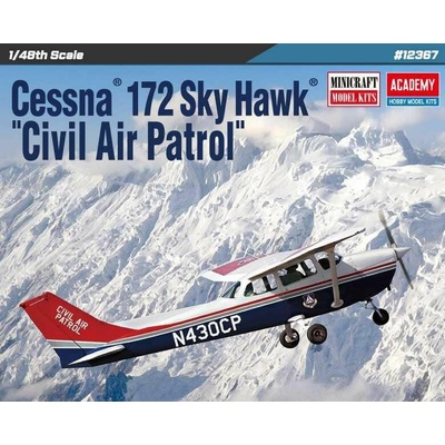 ACADEMY Model Kit letadlo 12367 CESSNA 172 SKYHAWK CIVIL AIR PATROL 1:48
