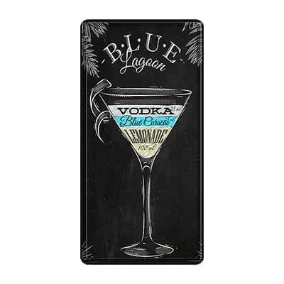 Ceduľa značka Blue Lagoon drink