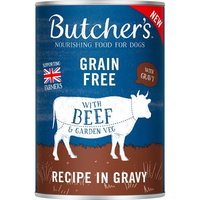 Butcher's Original s hovězím v omáčce 24 × 400 g