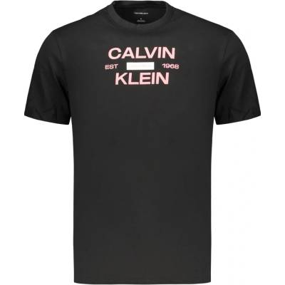 Calvin Klein triko s krátkým rukávem černá