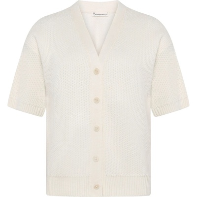 KnowledgeCotton Apparel Дамски пуловер KnowledgeCotton Apparel Women's Organic Cotton Knitted Cardigan Jumper - Egret - размер XL (117-3709-0114)