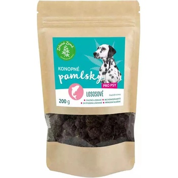 Zelená Země Konopné pamlsky pre psov príchuť losos 200 g