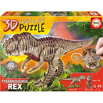 Educa 3D пъзел Educa - T-Rex (EDU19182)