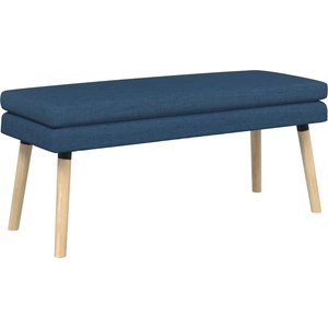 vidaXL Двойно легло Синьо 110 x 40 x 47 см Текстил (42038453)