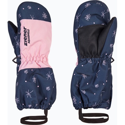 ZIENER Ски ръкавици Levi As Minis snowcrystal print