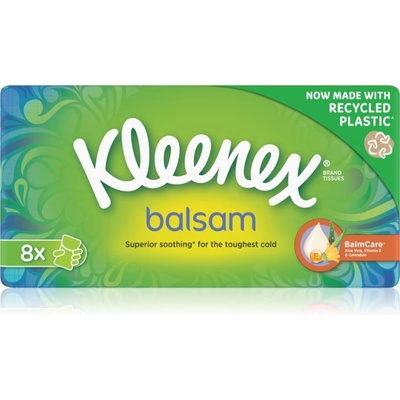 Kleenex Balsam BalmCare хартиени кърпички 8x9 бр