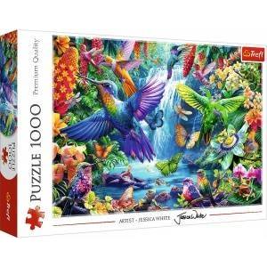 Trefl Puzzle 1000el hummingbird clubs in the tropics pud6