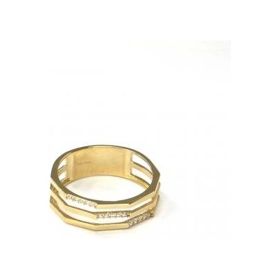 Pattic ze žlutého zlata a zirkony ARP058201