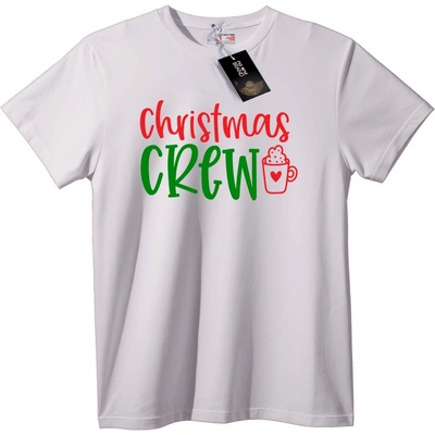 NOONEBRAND Тениска Christmas Crew - 7XL, White