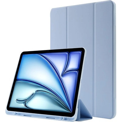Protemio 76489 LEATHER Zaklápací kryt Apple iPad Air 11 2024 svetlomodrý
