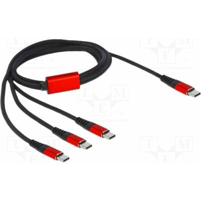 Delock 86713 USB 2.0 vidlice Apple Lightning USB C zástrčka 3x 1m