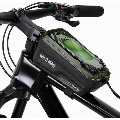 Kryt Držiak Wildman Traveling Bag Bike Frame With Zipper 1L 4 "- 7" Gx200 Green