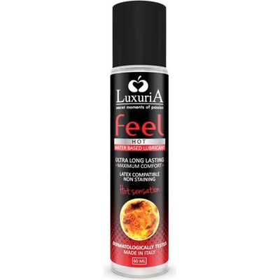 Luxuria Feel Hot Sensation Water Based Lubricant 60 ml