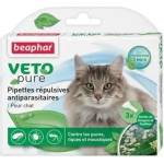  Капки за котка против кърлежи Beaphar Veto Pure Bio Spot On 3 броя