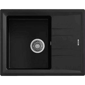 Teka Гранитна мивка, обръщаема, за шкаф 45 см Stone 45 S-TG ЧЕРНА (М.1022.ЧЕ) - xmall Мивка за вграждане