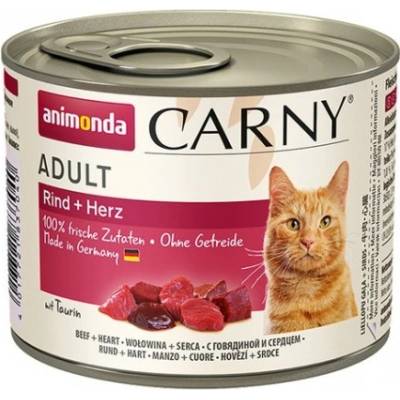 Animonda Cat Carny Adult вкус: говеждо месо и сърца 200 г