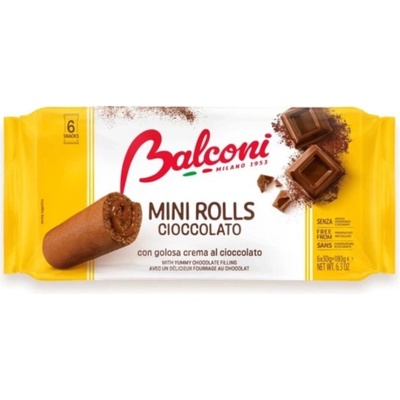 Balconi Mini Rolls Cioccolato čokoládové rolky 180 g