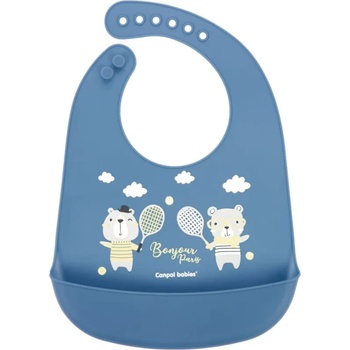 Image 1 of Canpol babies Bonjour Paris Bibs лигавник Blue