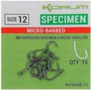 Korum Xpert Specimen Micro Barbed Hooks vel.12 10 ks