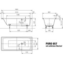 Kaldewei Puro 180 x 80 cm 256723000001