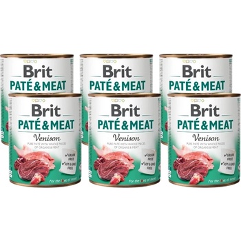 Brit Брит пате и месо олен 6x800г
