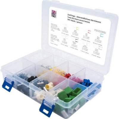 TRU COMPONENTS T1903C035 sada dutiniek 0.75 mm², 1 mm², 1.5 mm², 2.5 mm², 4 mm², 6 mm², 10 mm², 16 mm² čiastočne izolova