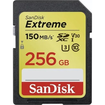 SanDisk SDXC Extreme 256GB UHS-1/C10/U3/V30 SDSDXV5-256G-GNCIN/183526