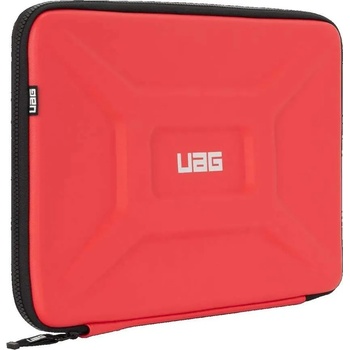 Urban Armor Gear Gear Large Sleeve - удароустойчив хибриден калъф за Macbook Pro 16, Pro 15 и лаптопи до 16 инча (червен)