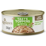 Applaws Taste Toppers in gravy chicken breast & lamb 156 g