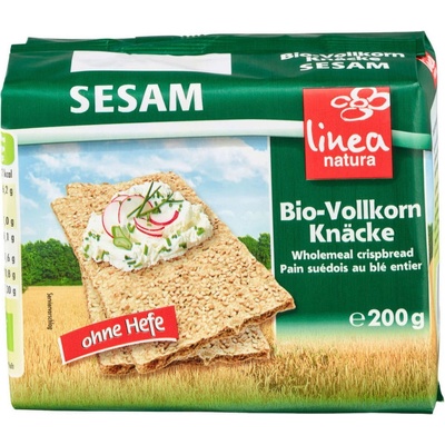 Bio Linea Natura Knäckebrot celozrnný sezamový 200 g