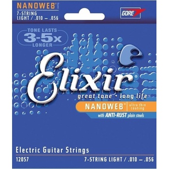 Elixir Electric 7-String Nanoweb 12057 Light